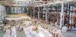 a busy warehouse full of stock