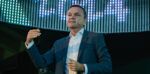 UiPath's Hans Thalbauer on stage at AltitudeX 2024